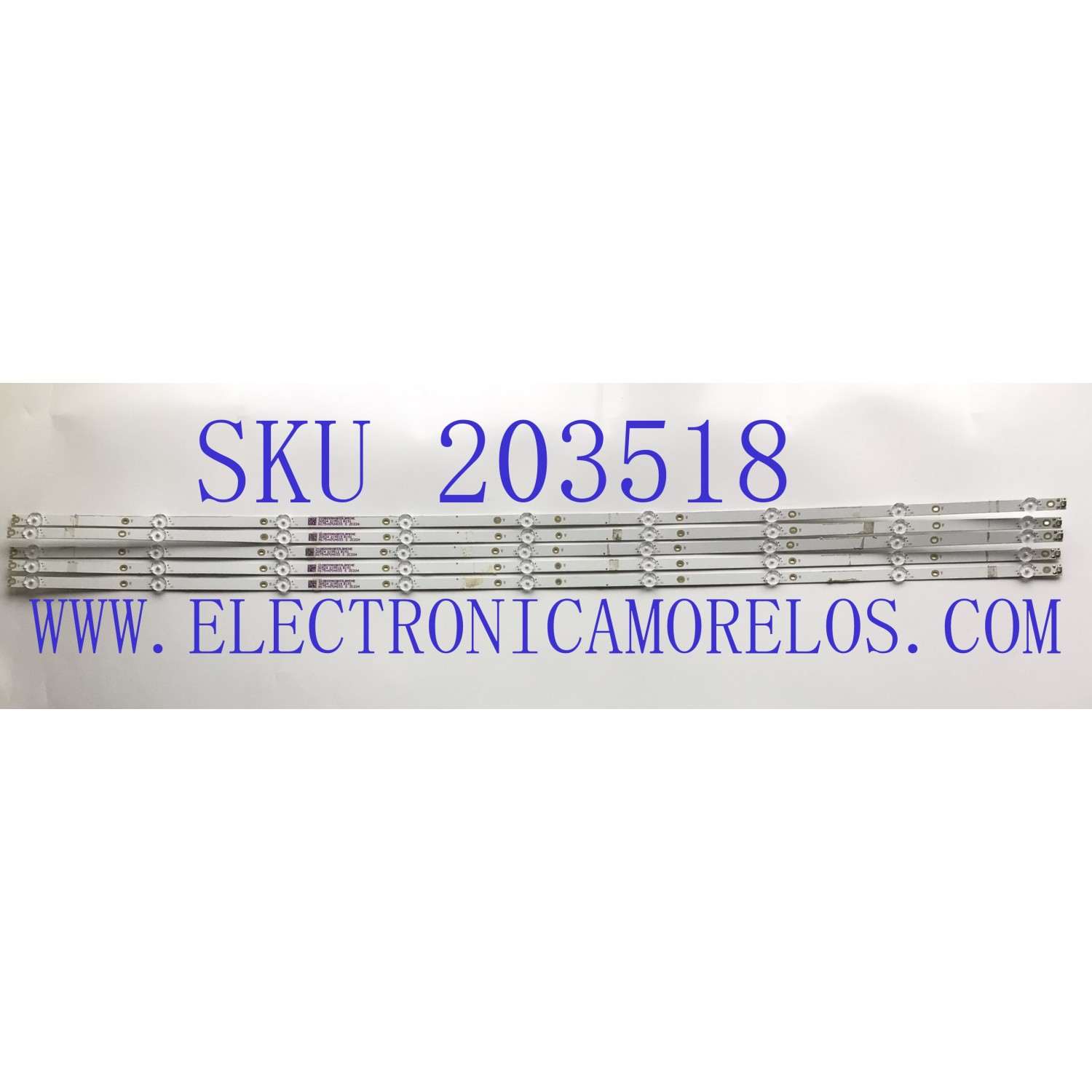 KIT DE LED'S PARA TV INSIGNIA (5 PIEZAS) / NUMERO DE PARTE LBM550M0901-TC-2 / LBM550M0901-TC-2(HF)(O) / 210BZ09D0B33LBMCHE / LBM550M0901-TV-2 (HF)(O) / PANEL TPT550U2-D126.L REV:S21B / MODELO NS-55F301NA22